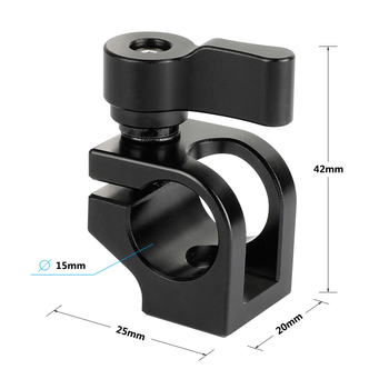 Hdrig Kamera Cage s 15 mm jednim otvorom cijevi, kuglična glava, model C2127, 3 sekcije