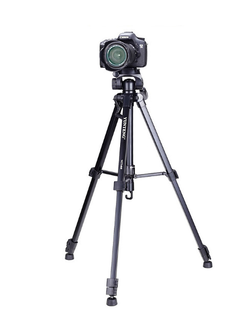 Yunteng 668 Stativ za Kameru | Aluminijska legura | Za kamere | 4 sekcije | Nosivost 3 kg