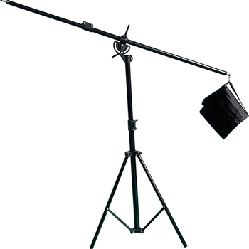 Stalak za rasvjetu za fotografiju i livestream, visina 4 m, nosivost 3–5 kg, sklopivi, izrađen od željeznog cijevi i najlonske plastike, promjer cijevi 22–35 cm
