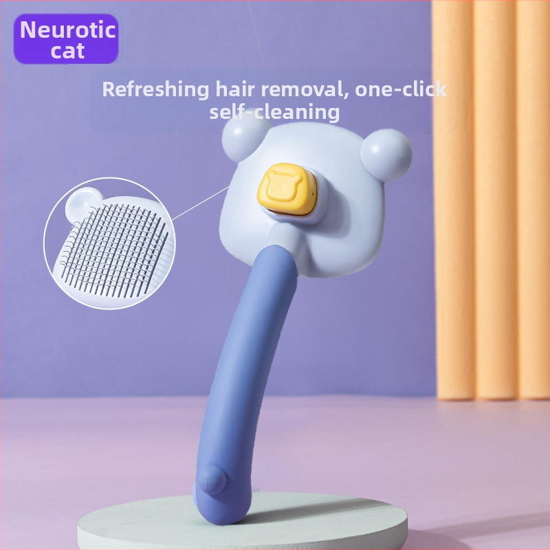 Katės priežiūros šukos, plaukų šalinimas, prekinis ženklas Nerve Cat, skirta katėms