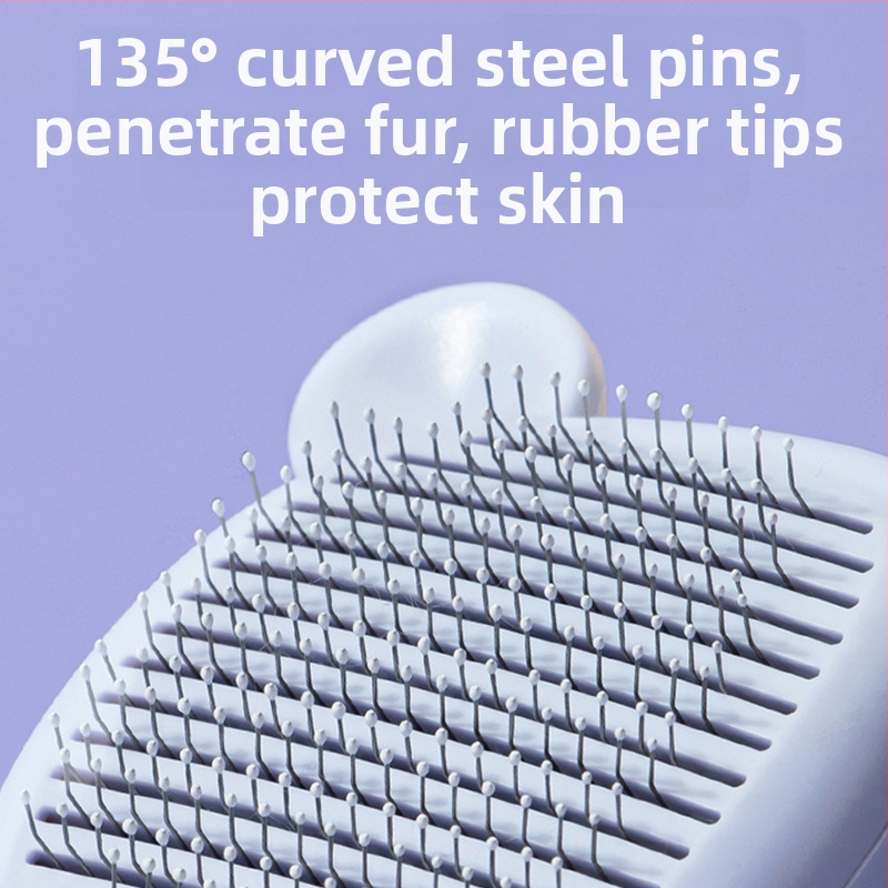 Kaķu kopšanas ķemme, pūka noņemšana, zīmols Nerve Cat, piemērots kaķiem