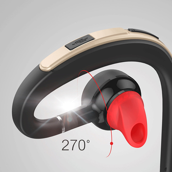 Auto Bluetooth slušalica, uho na uho, mini, bežična, domet 15 m, Bluetooth 4.1, pozivi i glazba, glasovno upravljanje, udobna za dugotrajno nošenje, silikon materijal