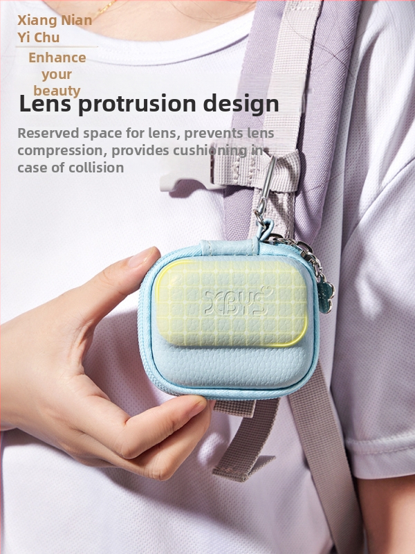 Torba za pohranu Insta360 GO 3 – EVA + PU koža, clutch stil, gradski minimalizam, podstava od poliester-pamuk smjese, proljeće 2025 izdanje