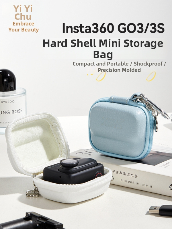 Torba za pohranu Insta360 GO 3 – EVA + PU koža, clutch stil, gradski minimalizam, podstava od poliester-pamuk smjese, proljeće 2025 izdanje