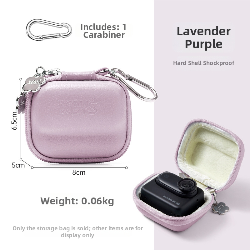 Torba za pohranu Insta360 GO 3 – EVA + PU koža, clutch stil, gradski minimalizam, podstava od poliester-pamuk smjese, proljeće 2025 izdanje