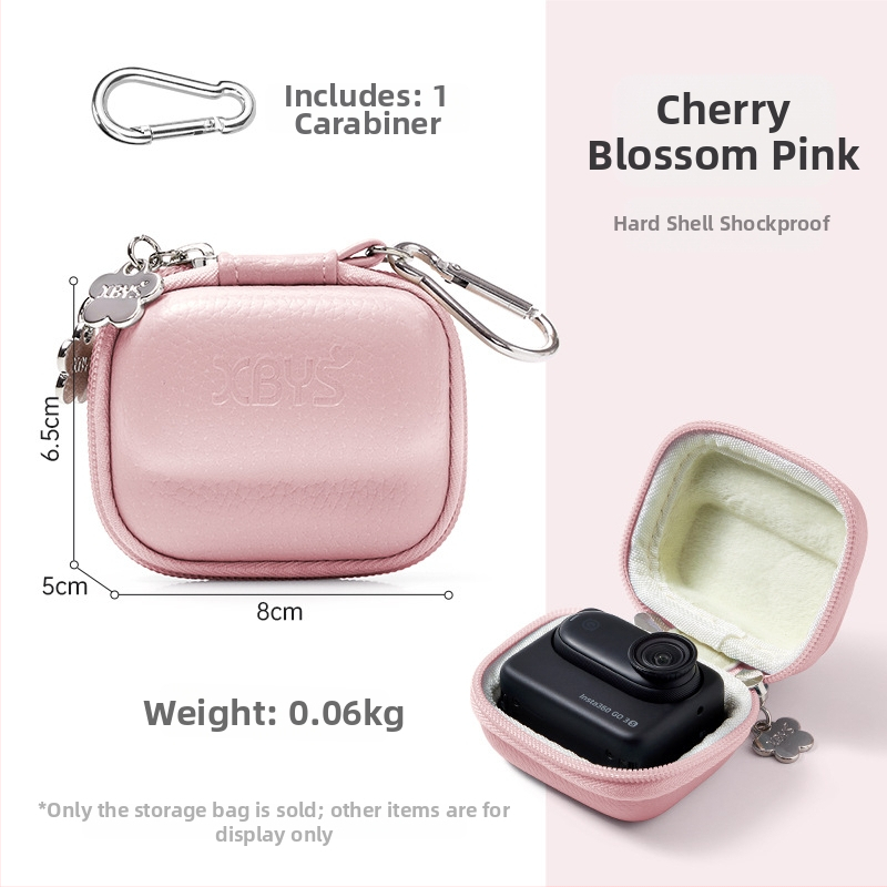 Torba za pohranu Insta360 GO 3 – EVA + PU koža, clutch stil, gradski minimalizam, podstava od poliester-pamuk smjese, proljeće 2025 izdanje