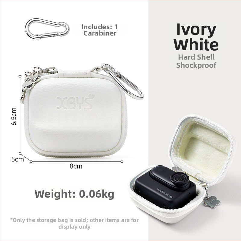 Torba za pohranu Insta360 GO 3 – EVA + PU koža, clutch stil, gradski minimalizam, podstava od poliester-pamuk smjese, proljeće 2025 izdanje