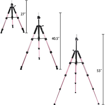 Stativ pentru peruci, aliaj de aluminiu, design cu 3 secțiuni, model Q11, capacitate de încărcare 2–5 kg