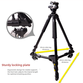 Podstavec na statív s kolieskami DY-101 | Hliníková zliatina | Nosnosť 30 kg | Hmotnosť 1,1 kg | Zložená dĺžka 440 mm