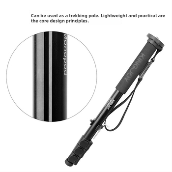 Monopod MP208F z hliníkovej zliatiny, 4 sekcie (Nosnosť 10 kg; Hmotnosť 0.47 kg)