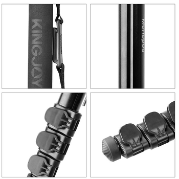 Monopod MP208F z hliníkovej zliatiny, 4 sekcie (Nosnosť 10 kg; Hmotnosť 0.47 kg)