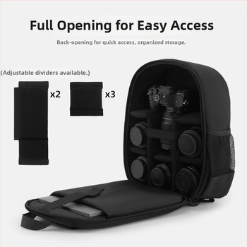 Torba za fotoaparat od PU materijala; Neural Bridge sustav nošenja; stil ručne torbe; muški dizajn; proljeće 2018