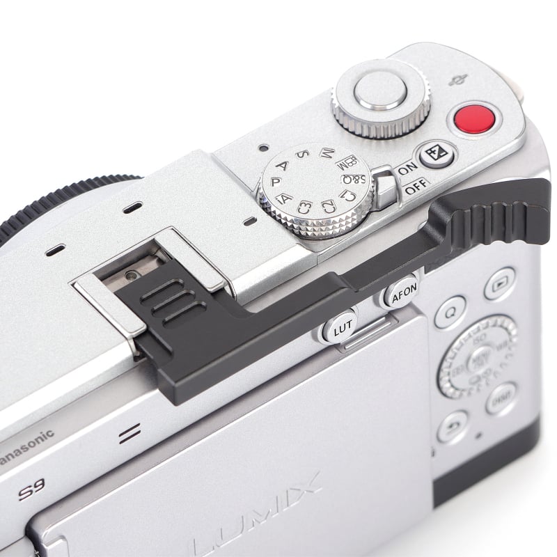 Držač prsta za kameru Panasonic S9 s hot-shoe nosačem, aluminijska legura, 1 sekcija, promjer cijevi 8