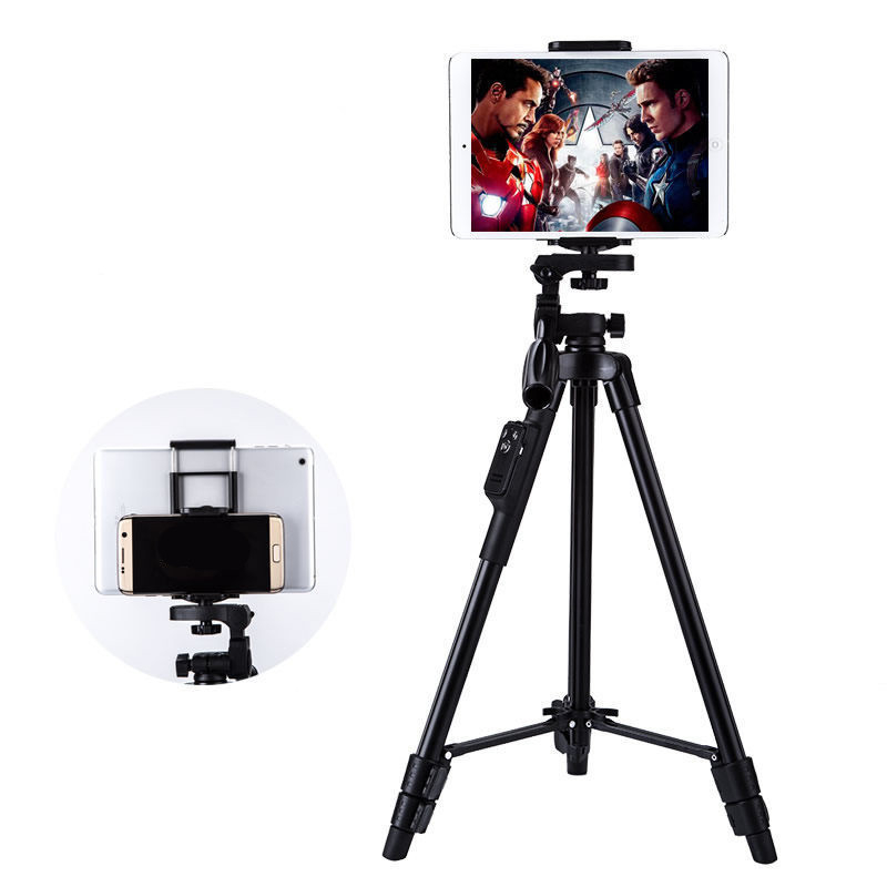 Yunteng 5208 univerzalni stativ za mobitel/DSLR s Bluetooth daljinskim upravljačem, prijenosan, materijal ABS + aluminijski spoj