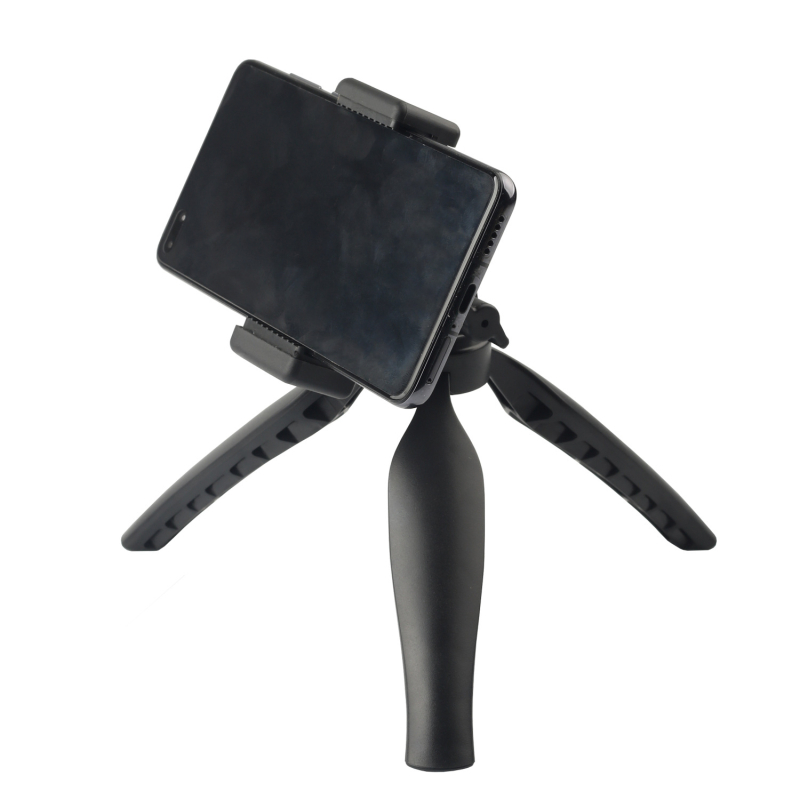 VL-03 Επιτραπέζιο τρίποδο για κινητά τηλέφωνα και μικρές κάμερες – 1 τμήμα, πλαστικό, αντοχή 2–5 kg, ρυθμιζόμενο επί τραπεζιού