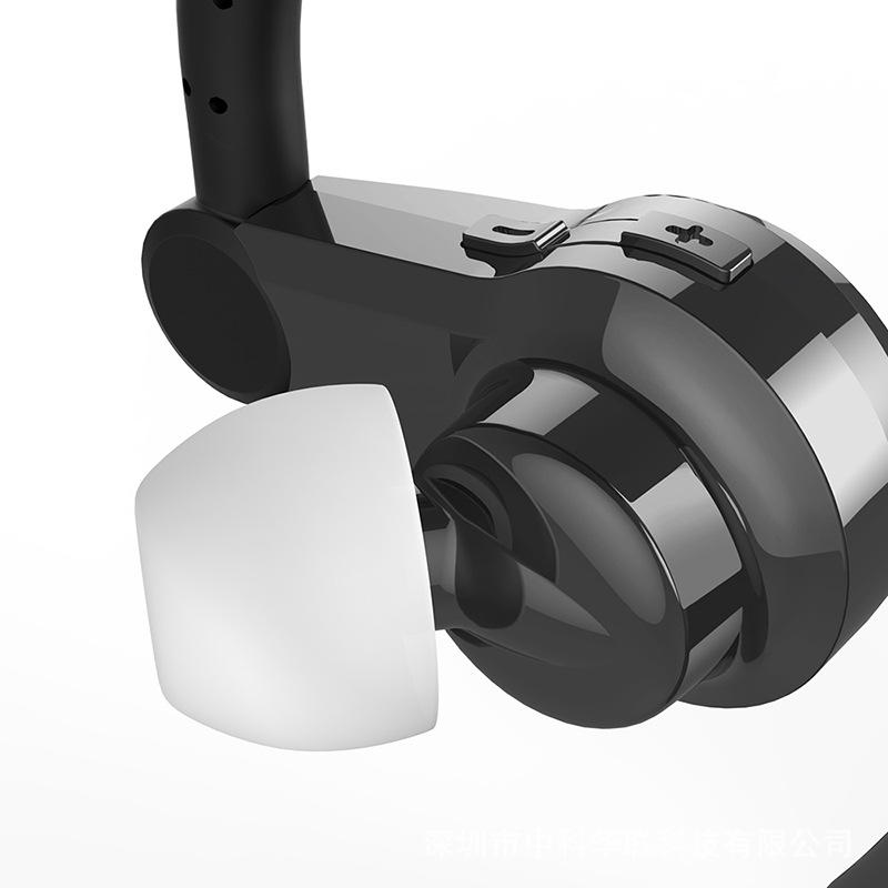 Căști Bluetooth fără fir pentru un singur ureche, design de tip prindere, stil sportiv (Bluetooth 4.1, rază de 10 m, IPX4, autonomie 4–8 h)