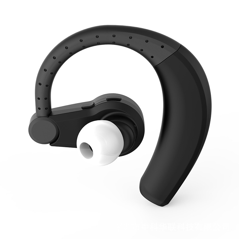 Căști Bluetooth fără fir pentru un singur ureche, design de tip prindere, stil sportiv (Bluetooth 4.1, rază de 10 m, IPX4, autonomie 4–8 h)