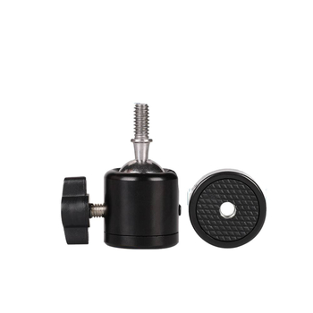 ULANZI DSLR stativ s prstenastom lampom i 360° kuglastom glavom, metalna konstrukcija, težina 75 g