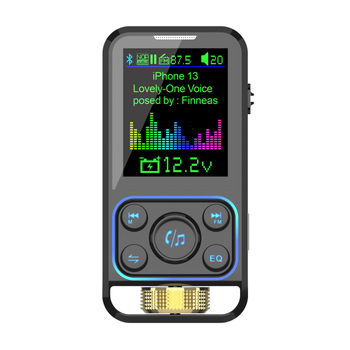 BC83 auto Bluetooth MP3 player s QC3.0/PD3.0, OLED zaslon, 12 sati reprodukcije, FM modulacija, bez memorije