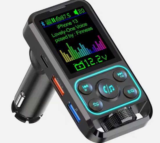 BC83 auto Bluetooth MP3 player s QC3.0/PD3.0, OLED zaslon, 12 sati reprodukcije, FM modulacija, bez memorije