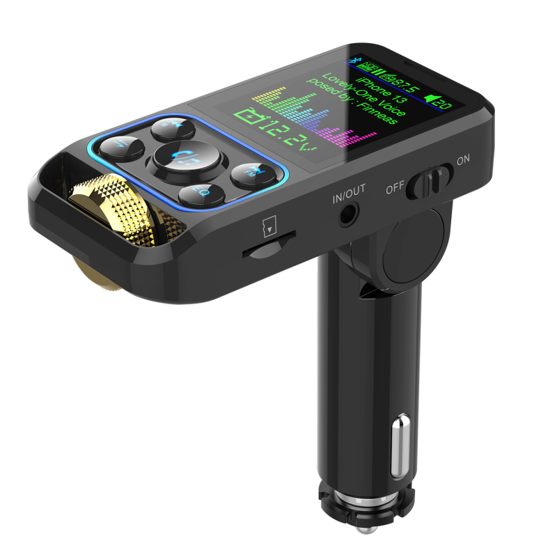 BC83 auto Bluetooth MP3 player s QC3.0/PD3.0, OLED zaslon, 12 sati reprodukcije, FM modulacija, bez memorije