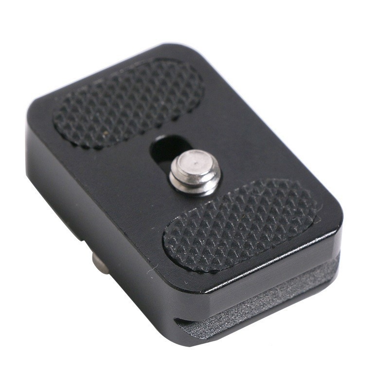 PU-25 Placă de eliberare rapidă pentru bază de cameră, aliaj de aluminiu, compatibilă cu ball head, încărcare peste 20 kg