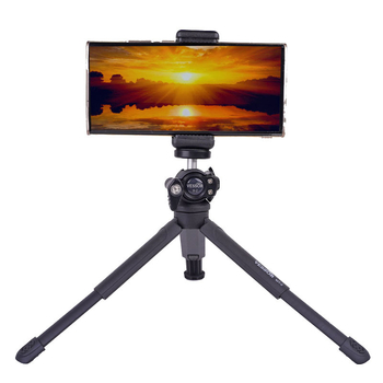 YUCODE Επιτραπέζιο τρίποδο στήριγμα, δύο-στάδιο σχέδιο, πλαστική κατασκευή, γενικός σχεδιασμός, προσαρμόσιμο