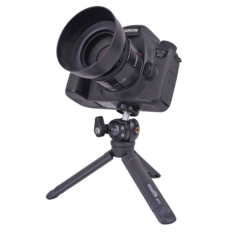 YUCODE Επιτραπέζιο τρίποδο στήριγμα, δύο-στάδιο σχέδιο, πλαστική κατασκευή, γενικός σχεδιασμός, προσαρμόσιμο