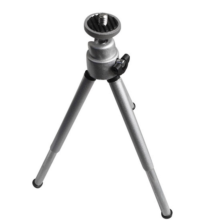 Dingfeng df-2 Trepied din aliaj de aluminiu, integral metal, pentru DSLR și camere mirrorless, portabil, 4 secțiuni