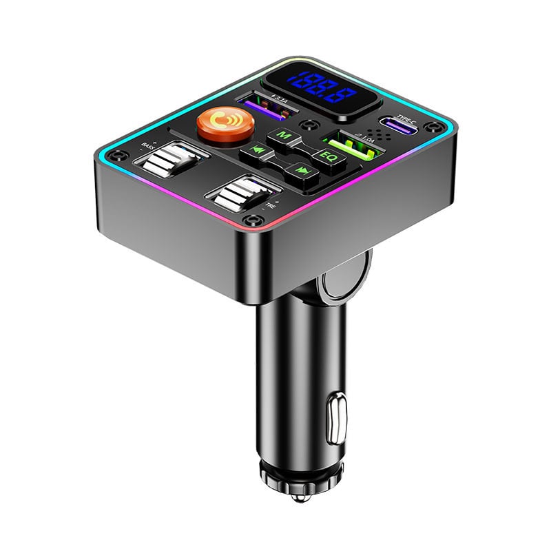 Auto MP3 Bluetooth Hands-Free FM transmiter QC3.0 USB 12–24V model Q37