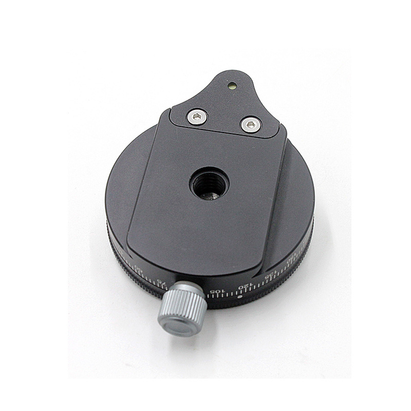 Panoramska sferna aluminijska legura PTZ stezaljna podloga za fotoaparat na stativu, 360° rotacija; 3/8–1/4 pretvarački vijak; težina 0,13 kg; kompatibilno s DSLR.