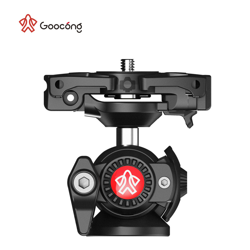 Goocong Stativ za mobitel s 1/4-inčnim navojem i kuglastom glavom, nosač rasvjetne opreme za prijenos uživo, nosivost 3 kg
