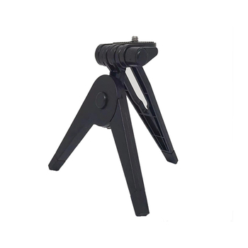 Φορητός επιτραπέζιος μικρός τρίποδας με πλάκα, αναδιπλούμενος για κινητά τηλέφωνα και κάμερες GoPro — αντιδονητικό, καθολική συμβατότητα