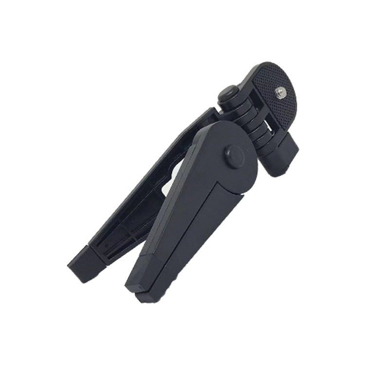 Φορητός επιτραπέζιος μικρός τρίποδας με πλάκα, αναδιπλούμενος για κινητά τηλέφωνα και κάμερες GoPro — αντιδονητικό, καθολική συμβατότητα