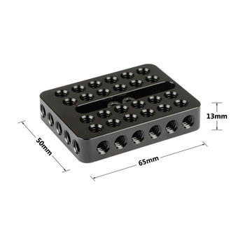 Placă superioară pentru pantoful cald al camerei, montaj cu mai multe găuri pentru extindere fotografică, suport portabil 1238