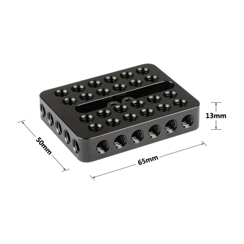 Placă superioară pentru pantoful cald al camerei, montaj cu mai multe găuri pentru extindere fotografică, suport portabil 1238