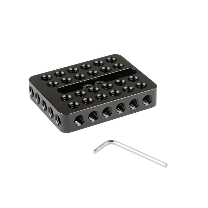 Placă superioară pentru pantoful cald al camerei, montaj cu mai multe găuri pentru extindere fotografică, suport portabil 1238