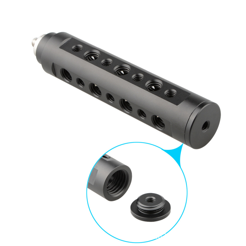 Hdrig ručka za kameru od aluminijske legure za DSLR stabilizatore, 1/4-inčni muški navoj, model 0967