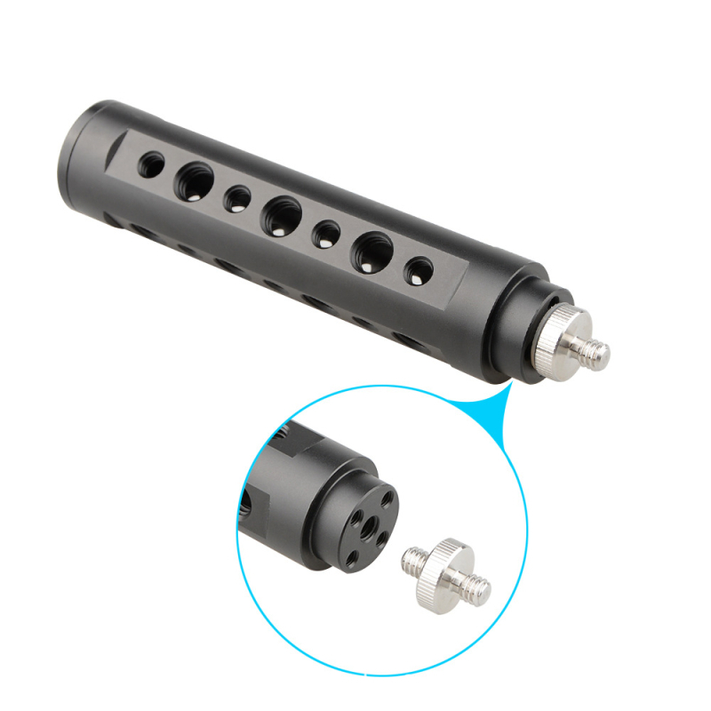 Hdrig ručka za kameru od aluminijske legure za DSLR stabilizatore, 1/4-inčni muški navoj, model 0967