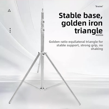 Nerezová stojan na fotografiu, 3-segmentový, nosnosť 10 kg, trubica Ø19–30 mm, hmotnosť 2,5 kg