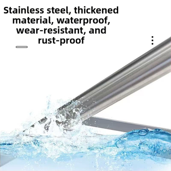 Nerezová stojan na fotografiu, 3-segmentový, nosnosť 10 kg, trubica Ø19–30 mm, hmotnosť 2,5 kg