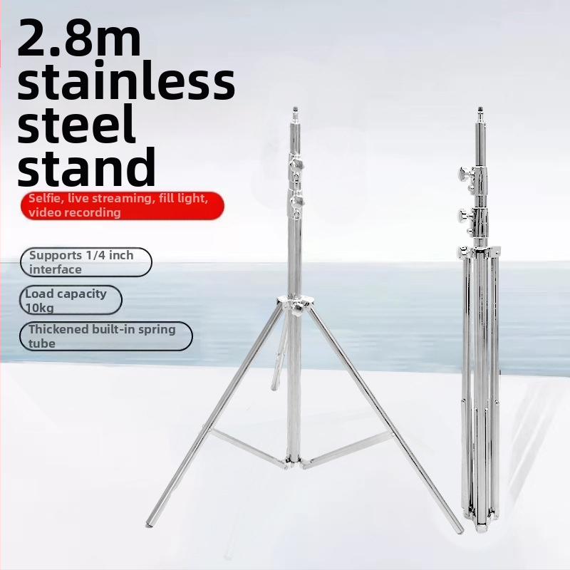 Nerezová stojan na fotografiu, 3-segmentový, nosnosť 10 kg, trubica Ø19–30 mm, hmotnosť 2,5 kg