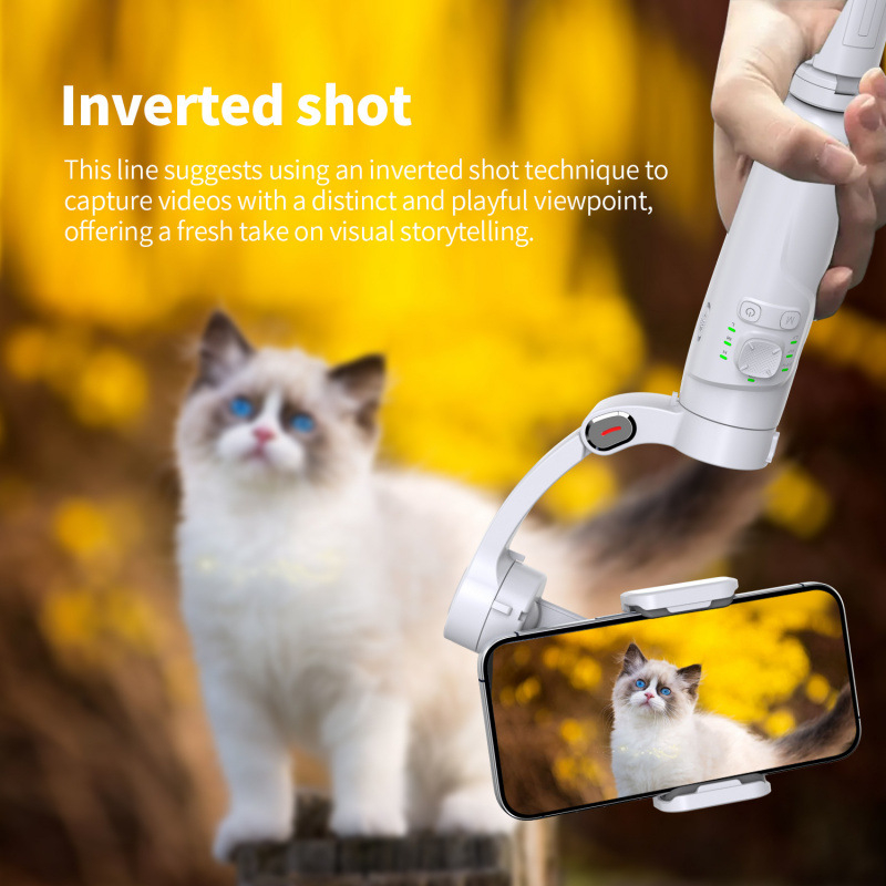 Can mirror M1 3-osi sklopivi stabilizator za telefon s praćenjem lica