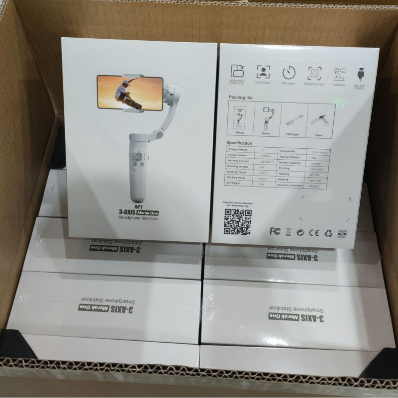 Can mirror M1 3-osi sklopivi stabilizator za telefon s praćenjem lica