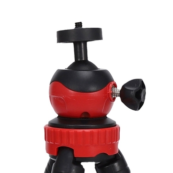 Tripod flexibil pentru DSLR și telefon mobil – construcție din plastic, montaj universal, stabilizare anti vibrații