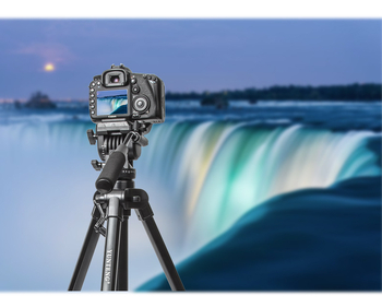 Yunteng 998 DSLR stativ s hidrauličkim dampiranjem, aluminijska legura, 3 sekcije, maksimalna visina 1650 mm, minimalna visina 760 mm, nosivost 6 kg