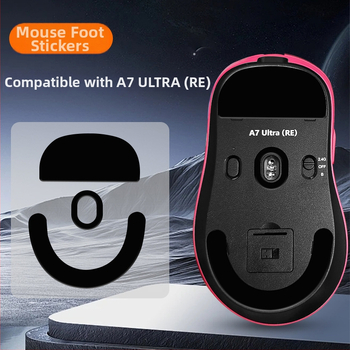 Set podnih podloga za miš za Mchose A7 Ultra Re – Ice verzija; metalno štancanje; precizni utori.