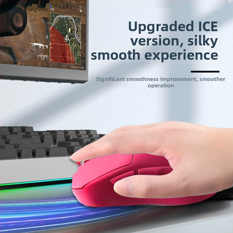 Set podnih podloga za miš za Mchose A7 Ultra Re – Ice verzija; metalno štancanje; precizni utori.