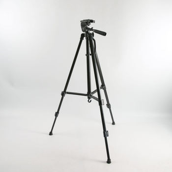 Stativ za DSLR i prijenos uživo, aluminijska legura, 3 sekcije, ploča za brzo otpuštanje, 3D PTZ, nosivost < 2 kg