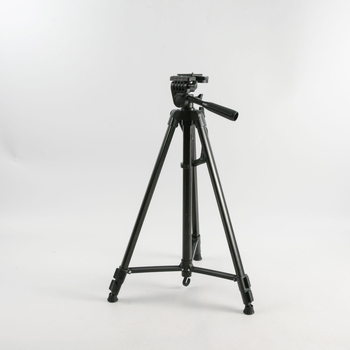 Stativ za DSLR i prijenos uživo, aluminijska legura, 3 sekcije, ploča za brzo otpuštanje, 3D PTZ, nosivost < 2 kg